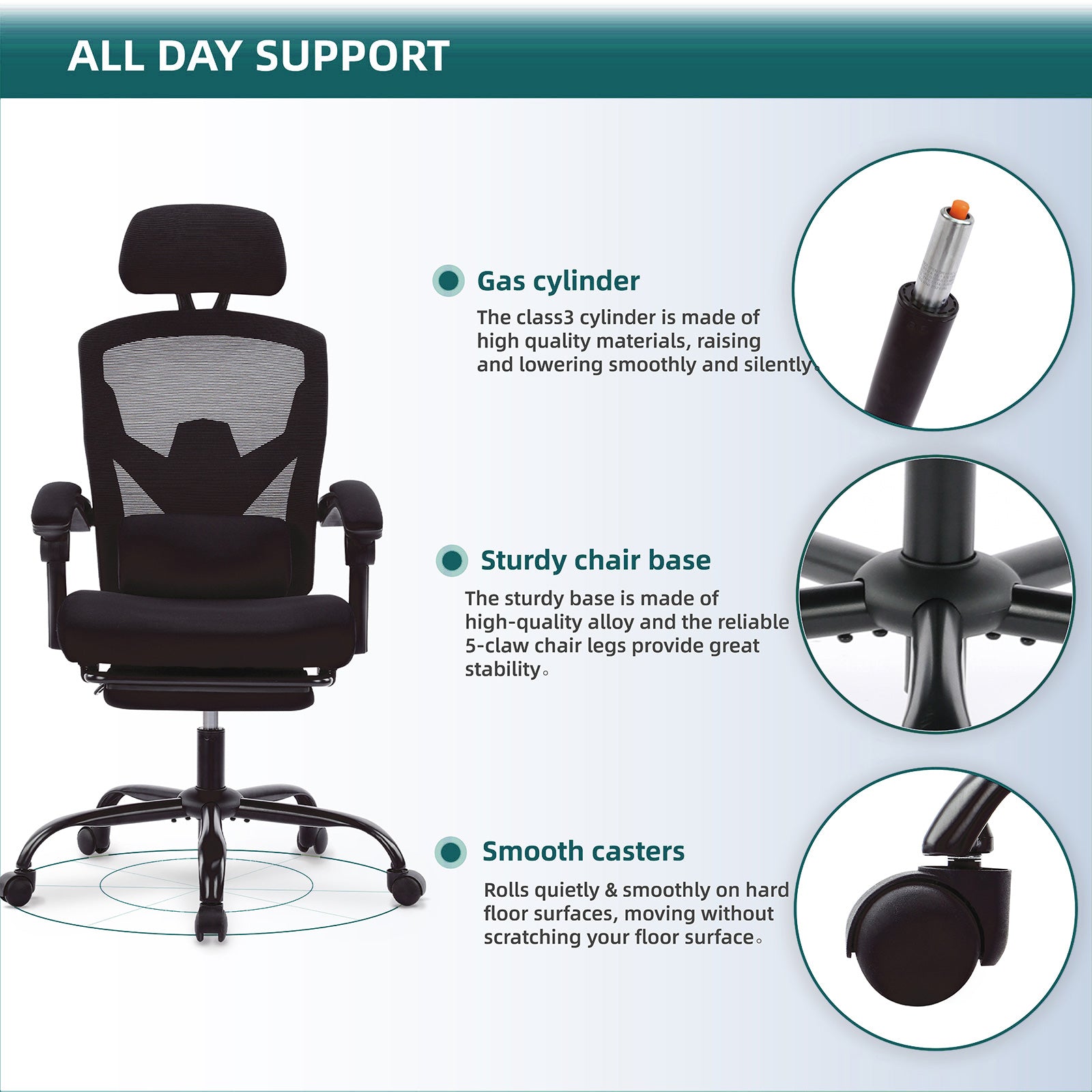Ergonomic Swivel Office Chair