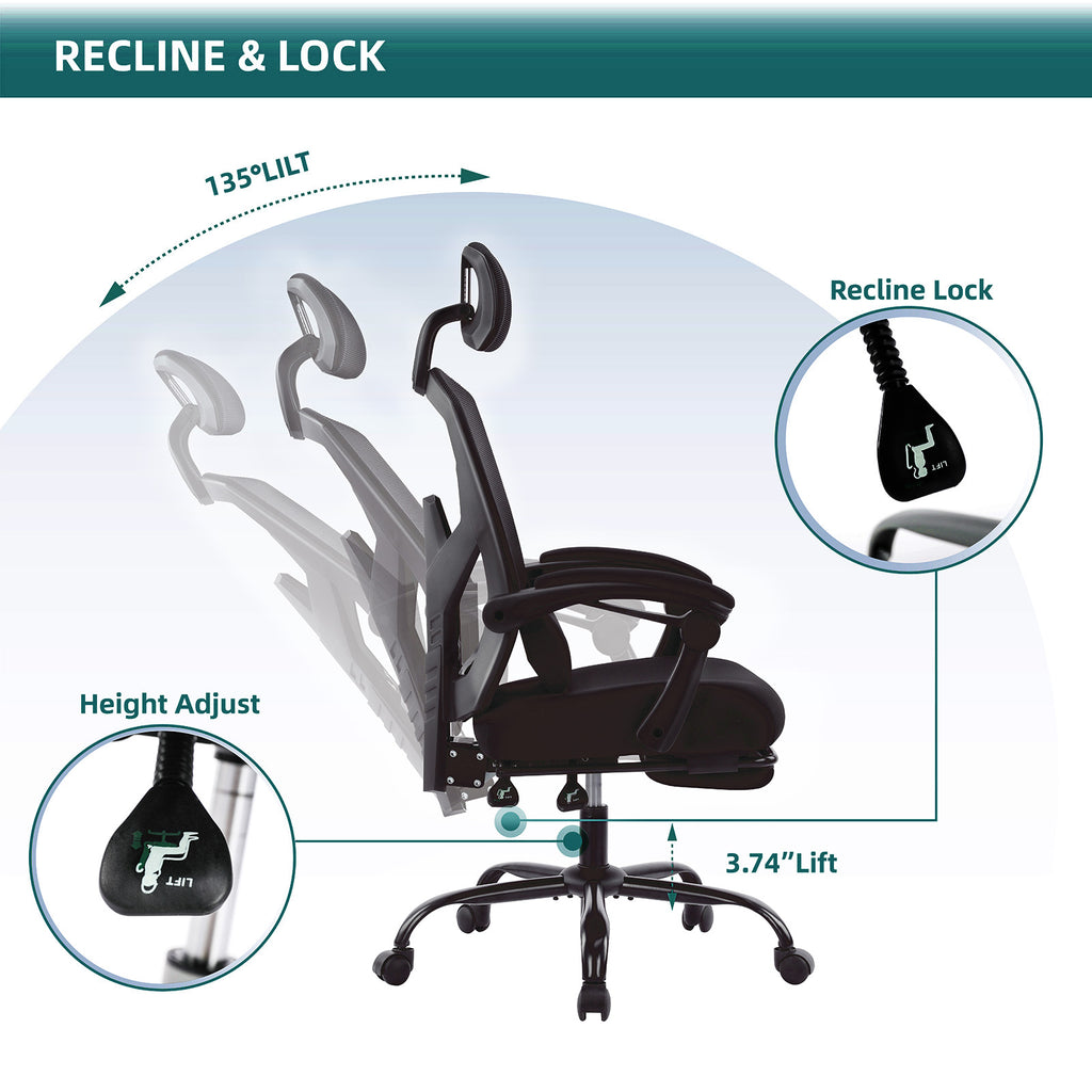 Ergonomic Swivel Office Chair