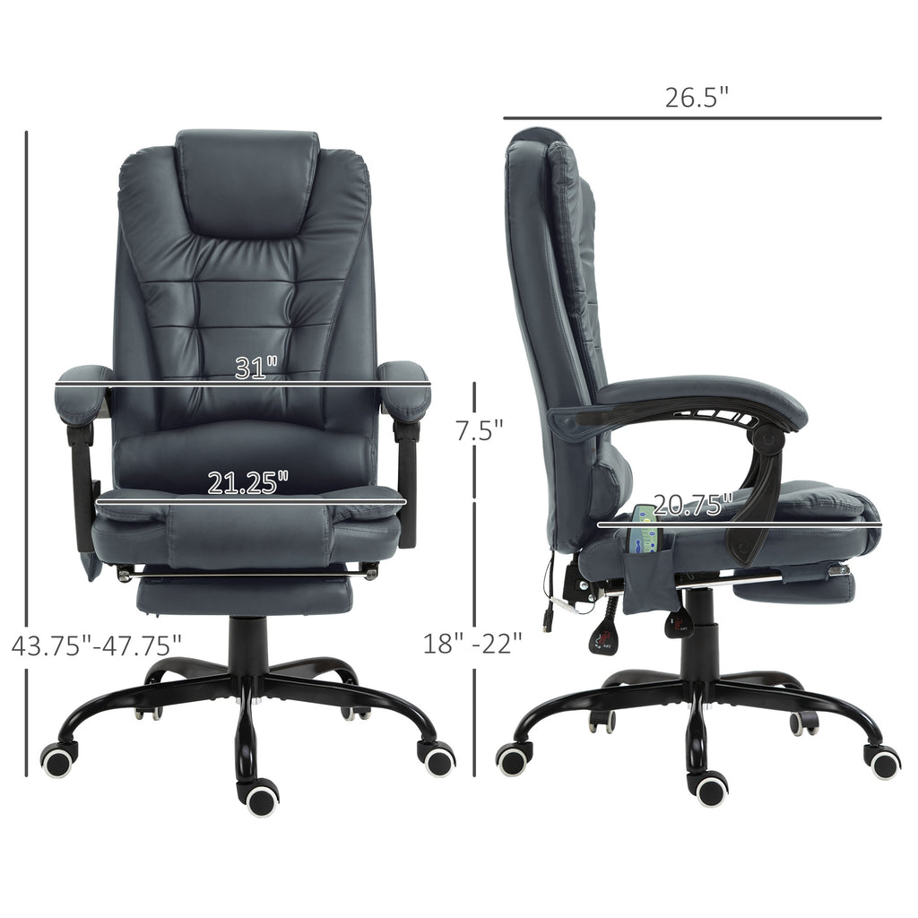 Massaging office chair