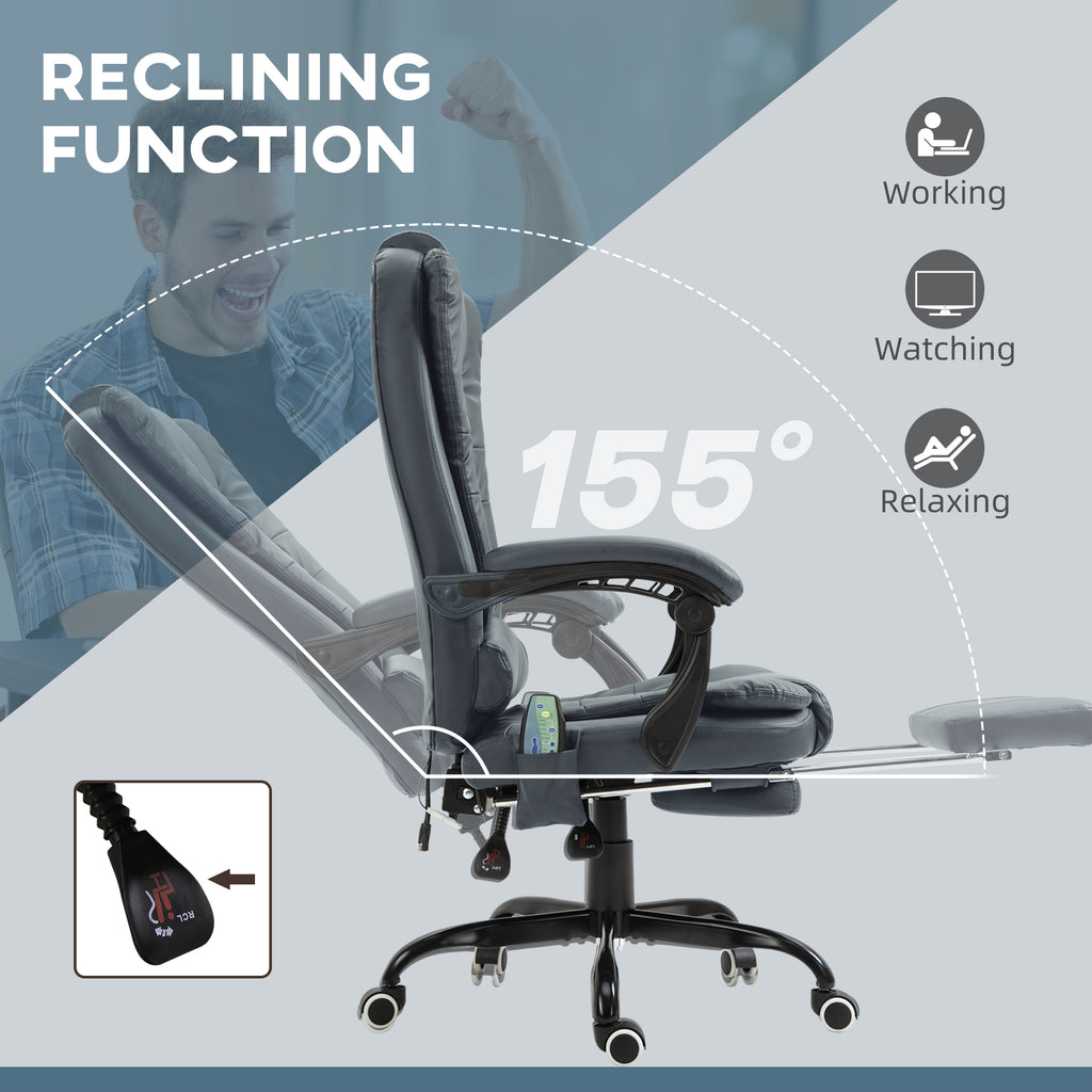 Massaging office chair